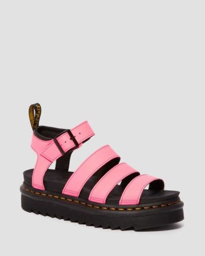 Sandalias Dr Martens Blaire Hydro Cuero Gladiator Para Mujer DR2150D